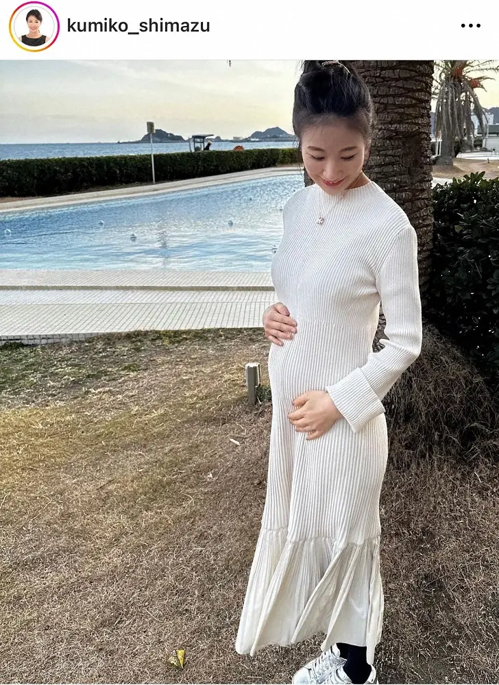 【画像・写真】「TBSニュースバード」島津久美子アナウンサー、第2子妊娠を発表　つわり落ち着き「もう妊娠7カ月！」