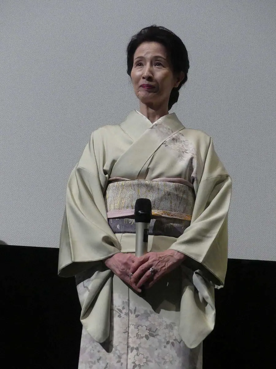 【画像・写真】松原智恵子「かなうなら、亡くした主人や両親に会いたい」　出演映画舞台あいさつで語る