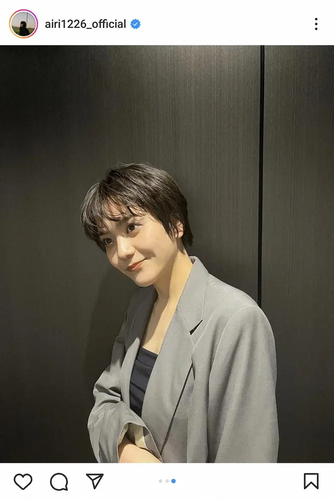 【画像・写真】松井愛莉　「べりべりしょーとになりました」新ヘア披露に「イケメンで可愛らしい」「おとこまえ」の声