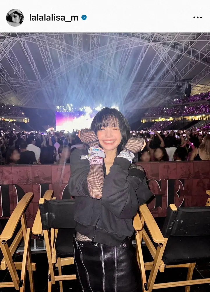 【画像・写真】BLACKPINK・リサがテイラー・スウィフトと肩組み2ショット公開　ファンも「2人の女王」と興奮