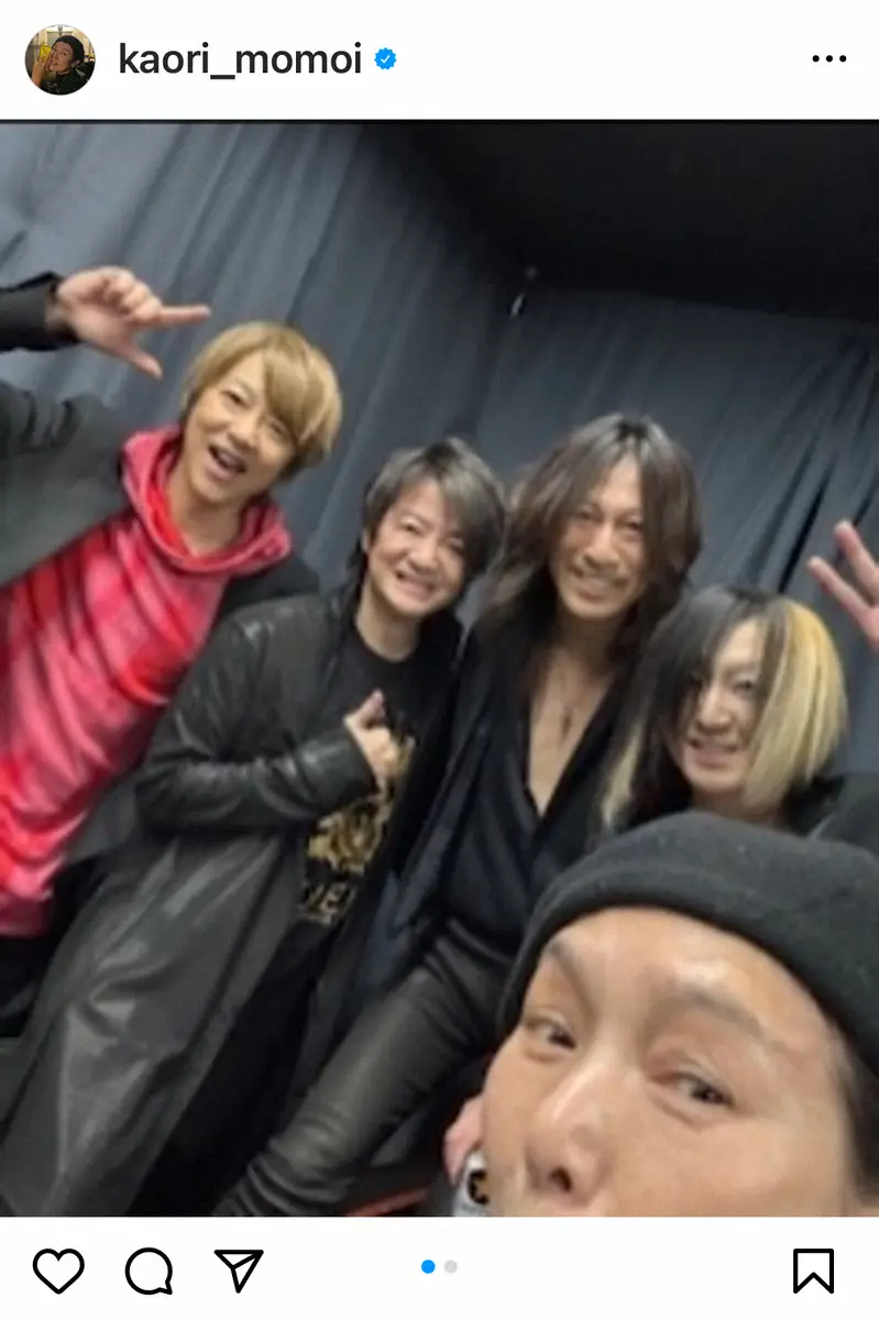 【画像・写真】桃井かおり　仲良し「GLAY」との5ショット投稿もまさかの“ミス”にツッコミ殺到「いったい何歳？」