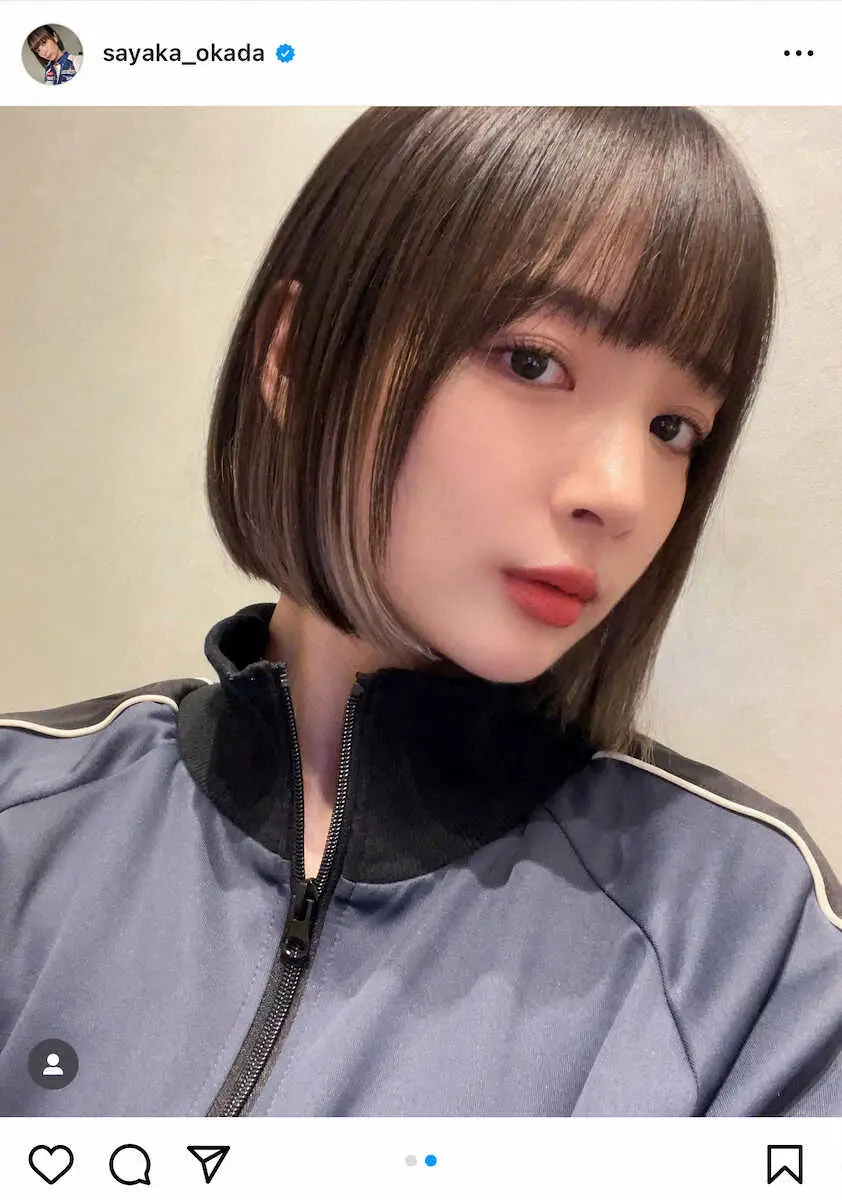 【画像・写真】岡田紗佳　新ヘアスタイル＆春らしい新ネイル！「サクラカラー素敵」「めちゃくちゃ可愛い」の声