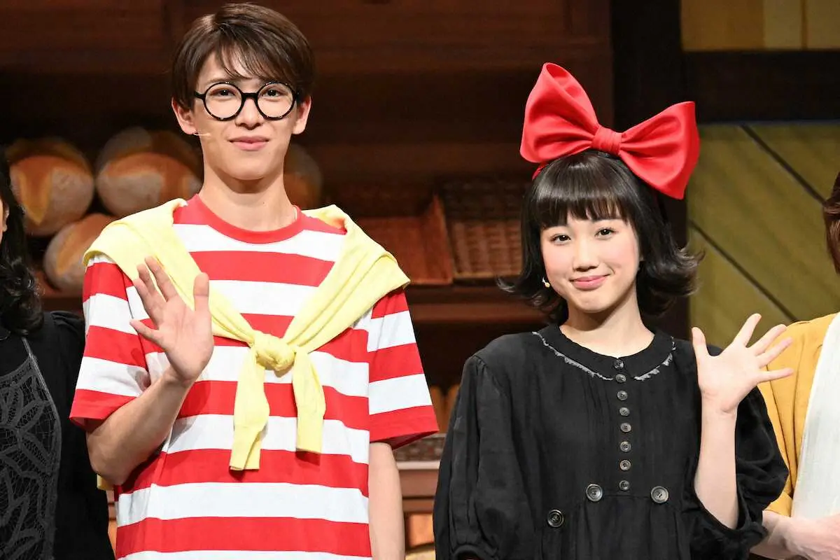 【画像・写真】山戸穂乃葉「高い声でがむしゃらに」　元の声は低いけど…元気に13歳演じる　舞台「魔女の宅急便」