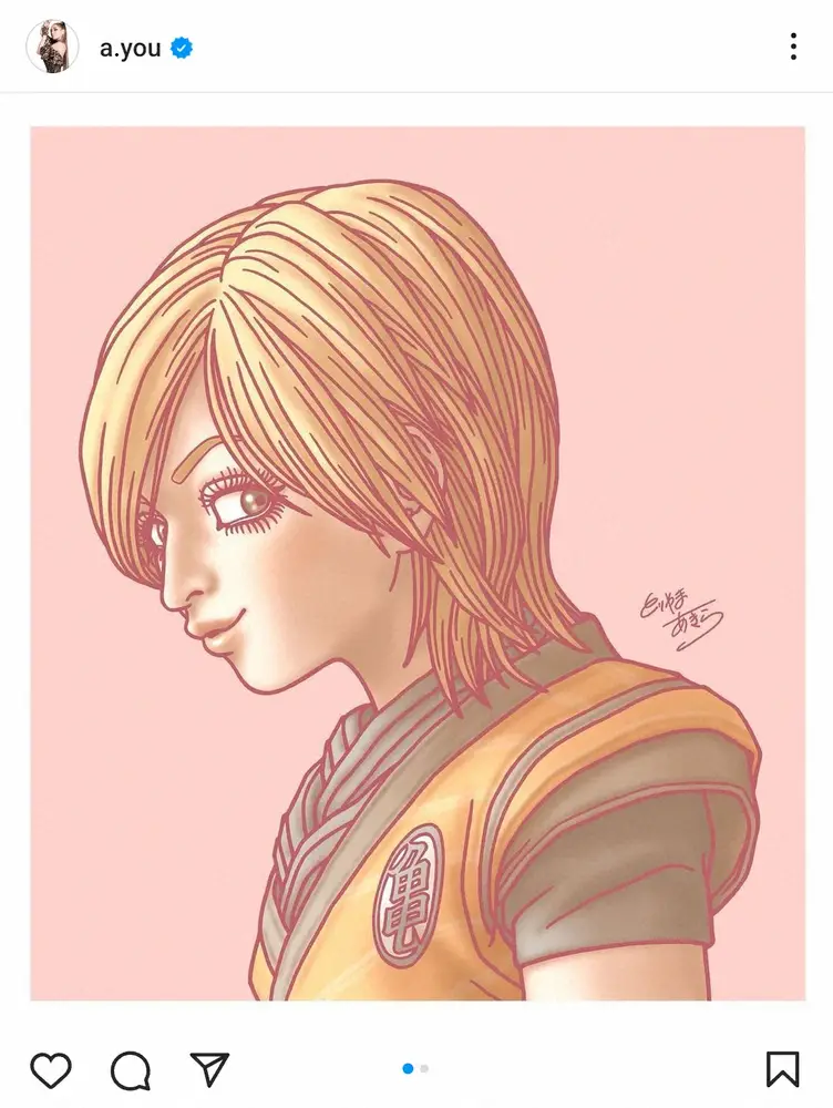 【画像・写真】鳥山明さん死去　浜崎あゆみが追悼　自身のイラストは「生涯の宝物のひとつ」実写映画テーマソング担当