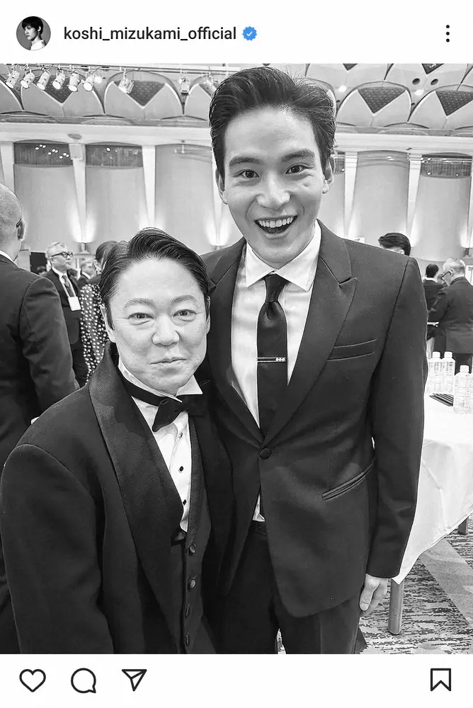 【画像・写真】水上恒司　日本アカデミー賞授賞式で「ふてほど」俳優と再会「また一から頑張るぞ！と思った次第です！」