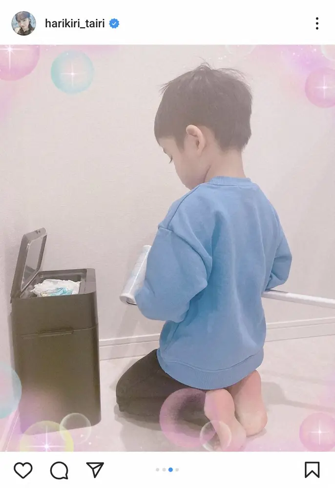 【画像・写真】4児のママ平愛梨　6歳長男、4歳次男のお手伝いに感激「ふとした言葉が嬉しくて」「ブラボーだね」