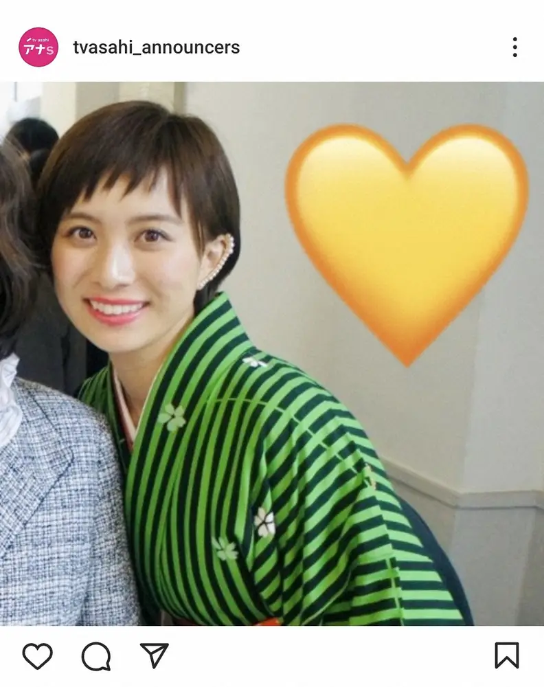 【画像・写真】テレ朝・山本雪乃アナ　「『スイカ！』って言われましたね（笑）」大学時代の卒業式ショット「可愛い」の声