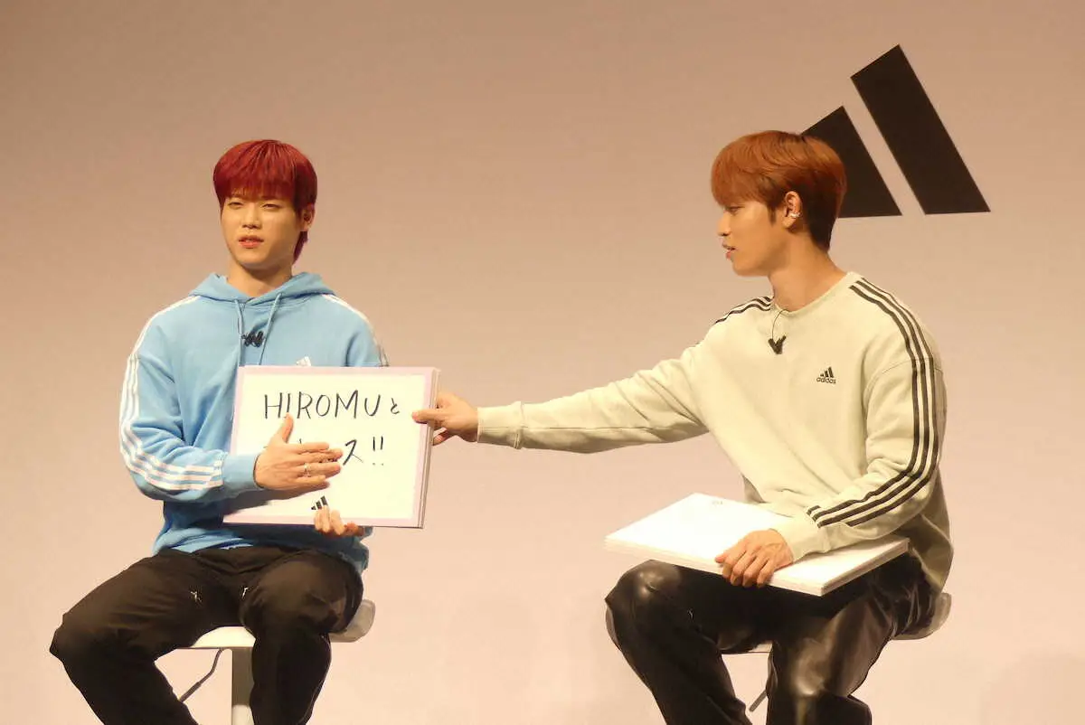 【画像・写真】JO1・與那城奨＆INI・木村柾哉　アディダスアンバサダー就任！　「一緒に選ばれて嬉しい」