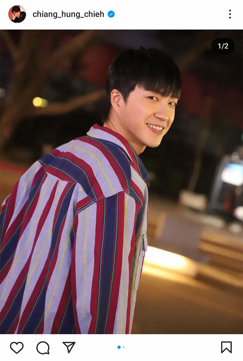 【画像・写真】江宏傑氏インスタグラム (@chiang_hung_chieh)から