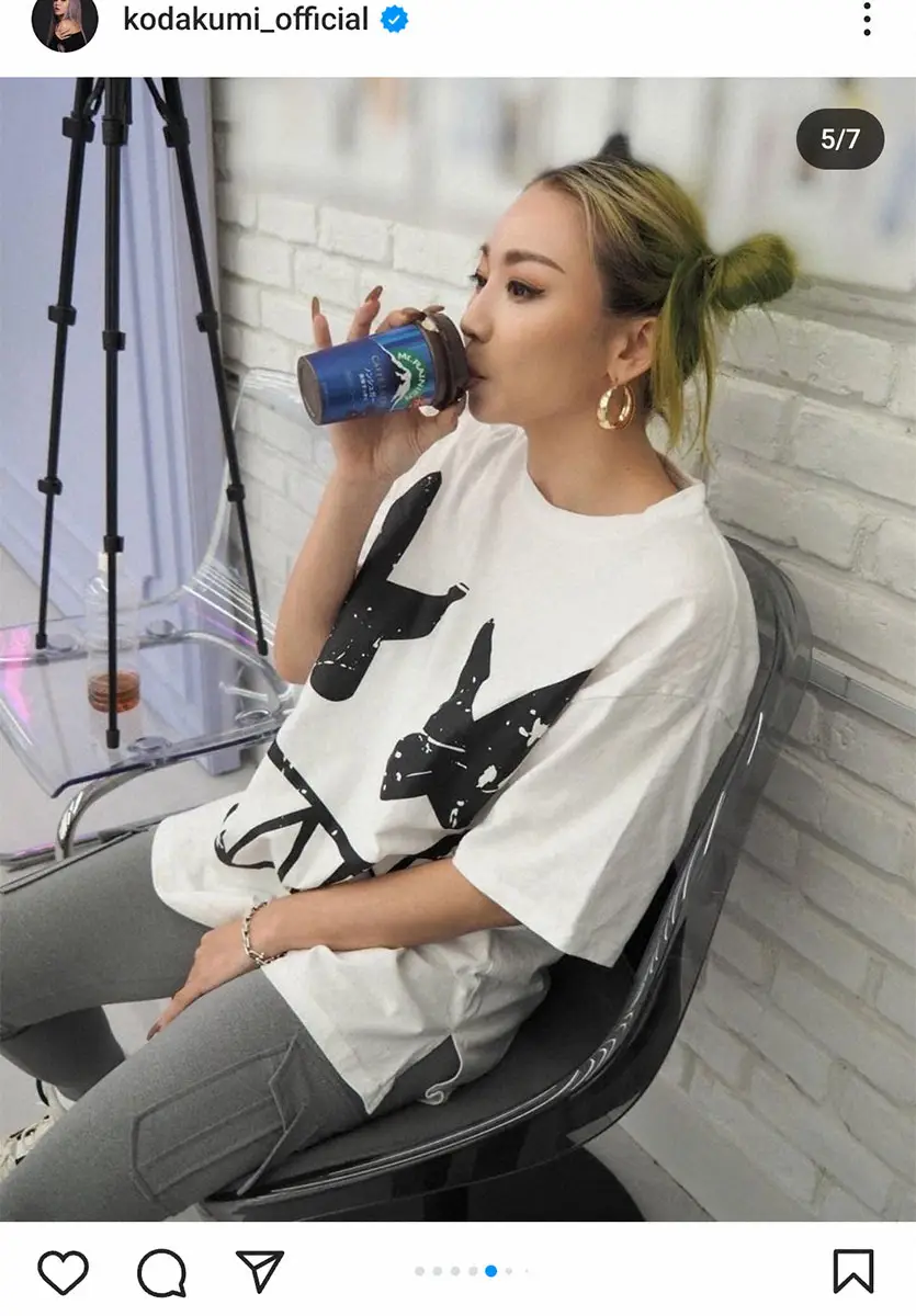 【画像・写真】倖田來未公式インスタグラム（＠kodakumi_official）から