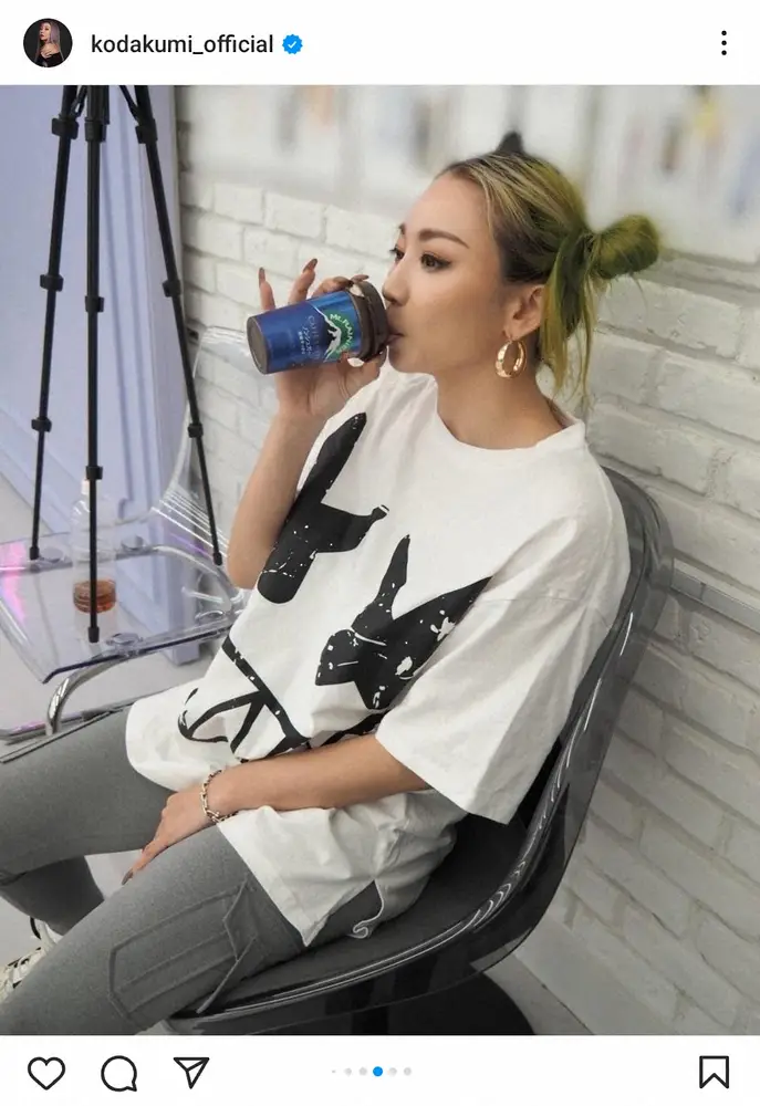 【画像・写真】倖田來未　「思った感じにならなかった」大胆髪色チェンジに「ピンクにするのかと」「ド派手な色」の声