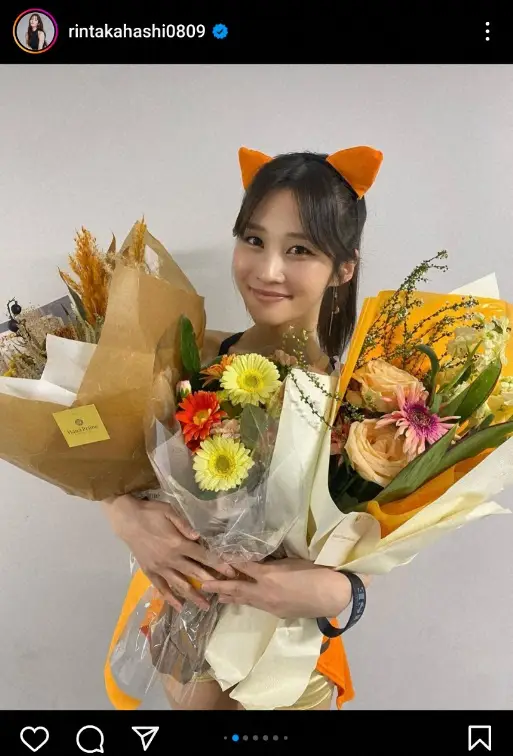 【画像・写真】“三十路グラドル”高橋凛　最後のRISEラウンドガール姿披露に「スタイル抜群」「№1ラウンドガール」