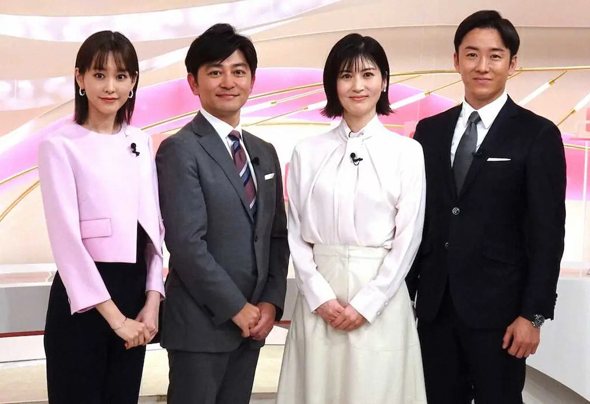 【画像・写真】斎藤佑樹氏「学んで成長」、桐谷美玲「新たな目線で」　「news　every.」キャスターとして出演