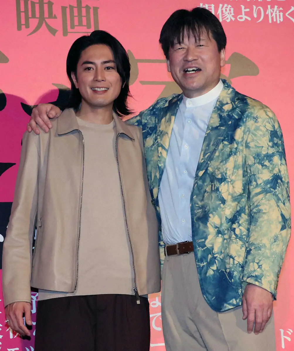 【画像・写真】間宮祥太朗「板についてきた」佐藤二朗との空気感に手応え　映画「変な家」大ヒット御礼舞台あいさつ