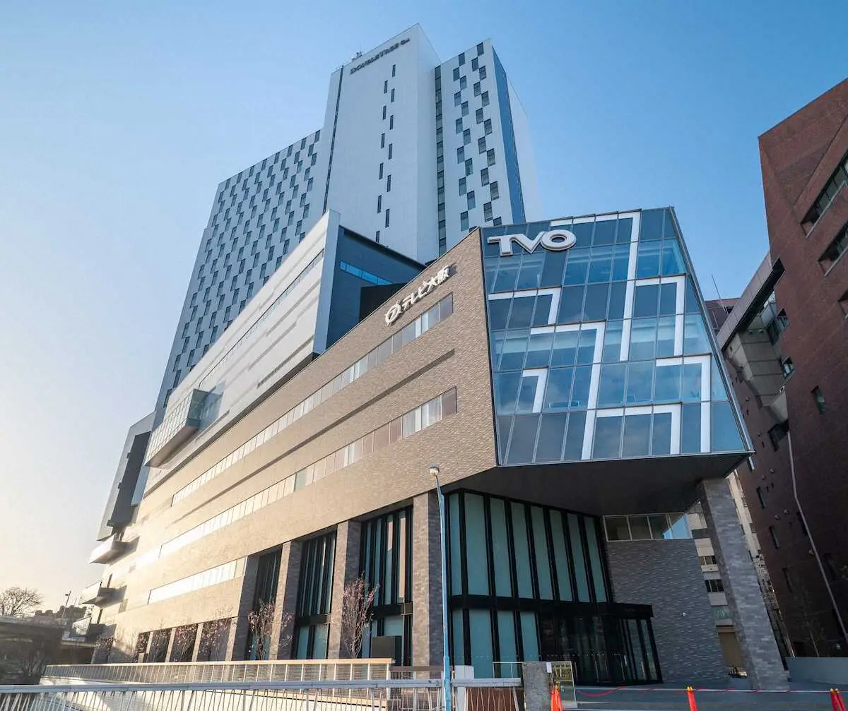 【画像・写真】テレビ大阪が5月に開局以来初の移転　現社屋の東に隣接する複合ビル内へ