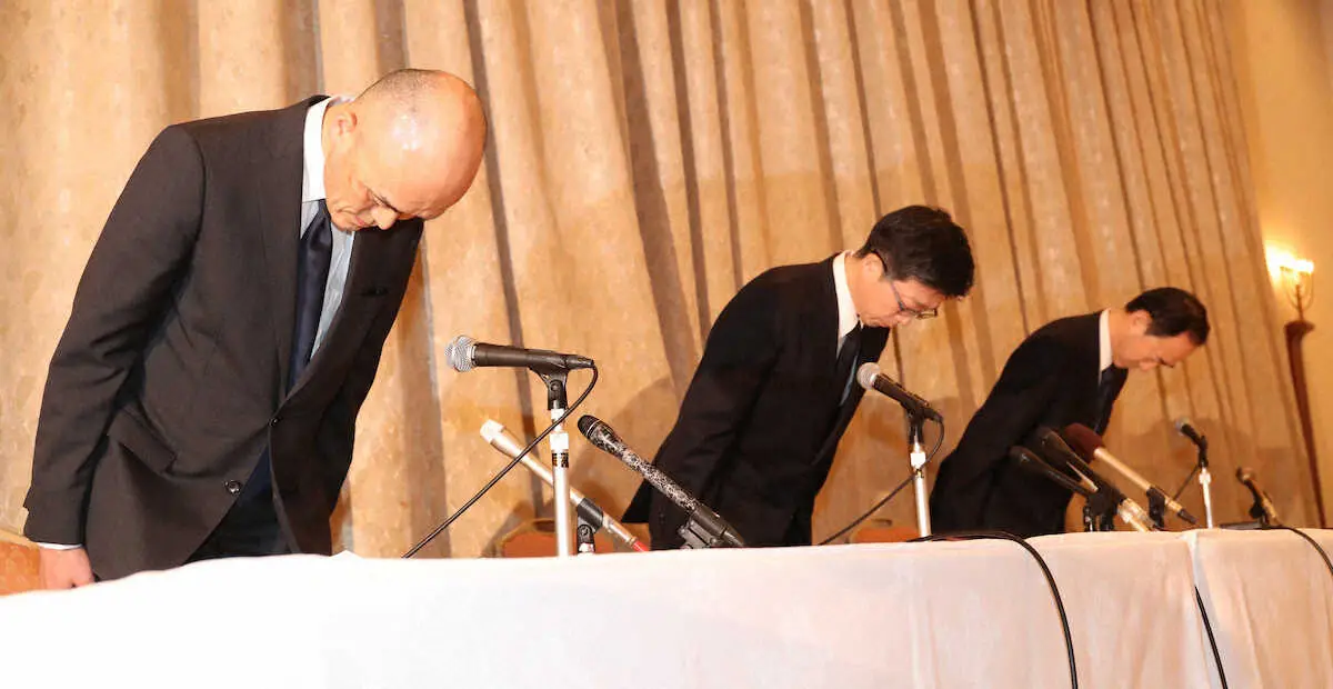 【画像・写真】宝塚歌劇団・阪急阪神HD会見、劇団員へのパワハラ認め「全責任は劇団」遺族側と合意書締結　