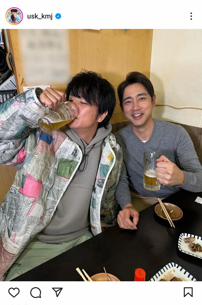 【画像・写真】上地雄輔　3歳の頃からの幼なじみ俳優との再会報告に「最強すぎる」「変わらず仲良し」と話題