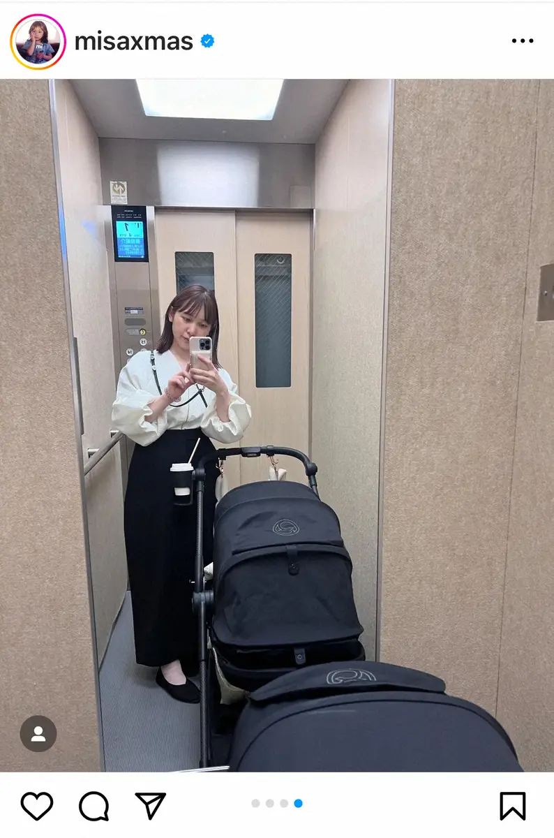 【画像・写真】FRUITS ZIPPERプロデューサー・木村ミサ　2月誕生の長男のお宮参り報告　母子2ショットも