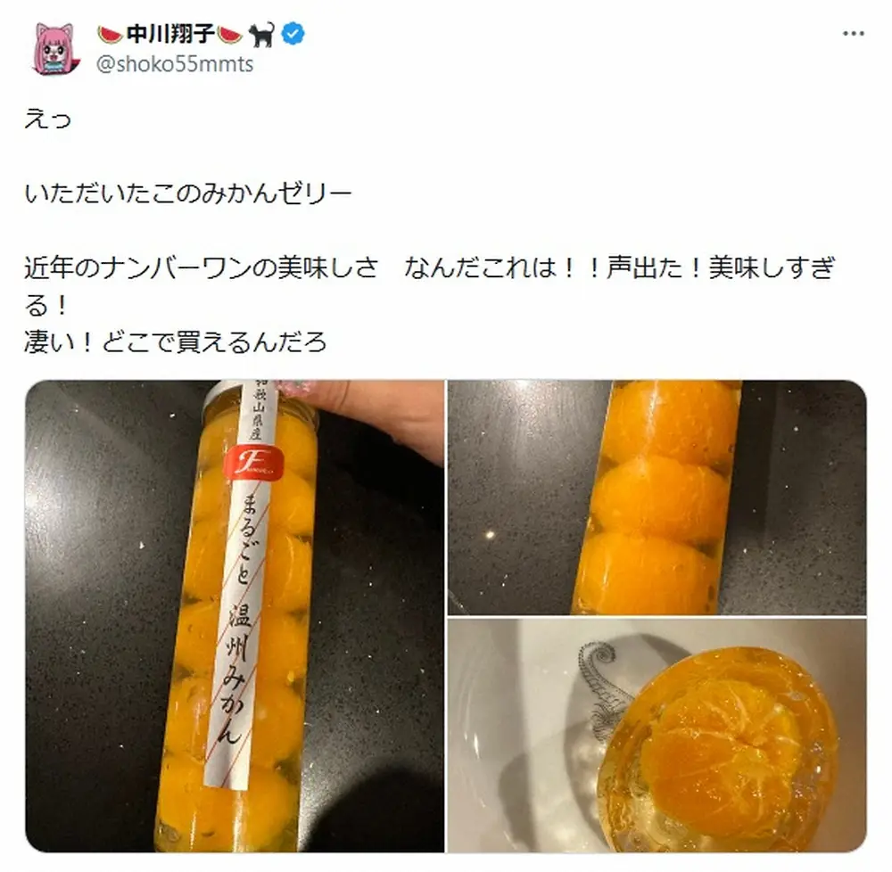 【画像・写真】中川翔子　「近年のナンバーワンの美味しさ」HYDEも“オススメ”した大絶賛のスイーツとは