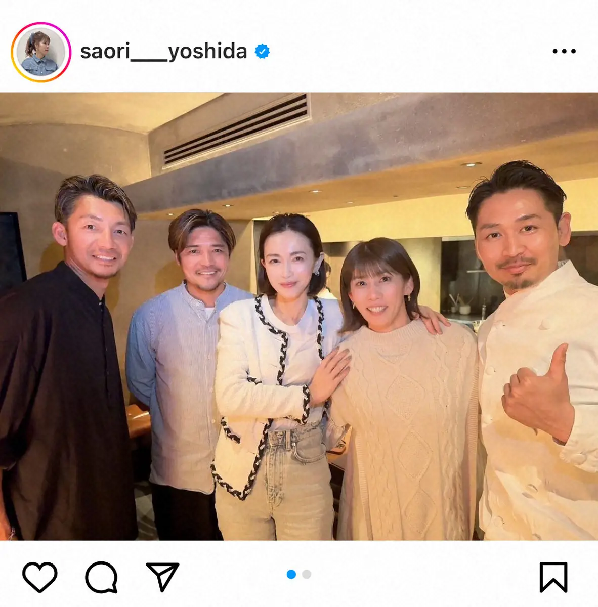 【画像・写真】吉田沙保里さん公式インスタグラム（@saori___yoshida）から