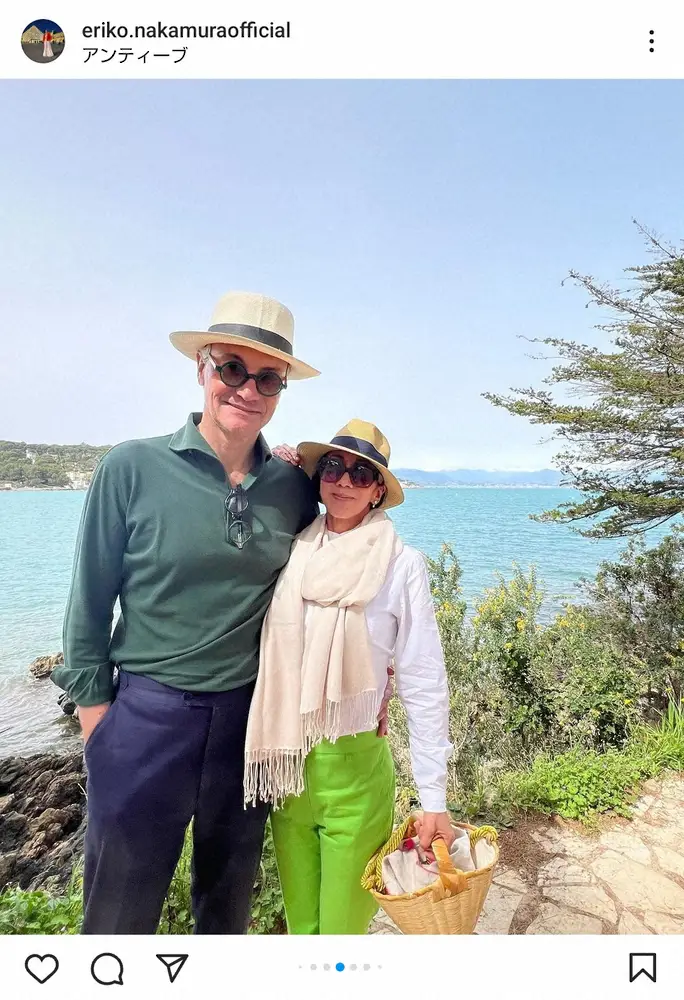 【画像・写真】パリ在住の中村江里子　春休みで南仏の別荘へ…お気に入りのジェラート店で30リットルも購入する理由