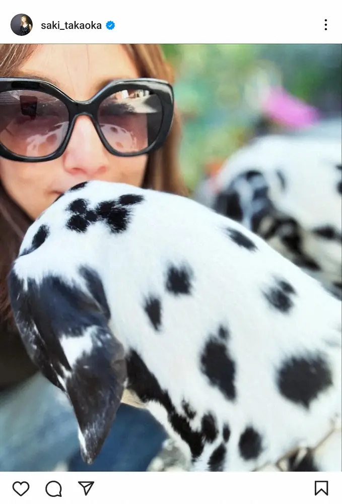 【画像・写真】高岡早紀「いかが？」　新調したドデカサングラスに「めっちゃオシャレ」「似合いすぎ」の声