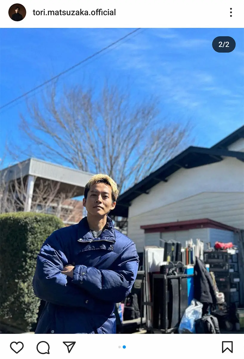 【画像・写真】松坂桃李　7年ぶりグリーンヘア披露！2週間前には金髪姿　「若返った」「違和感なく似合ってる」の声