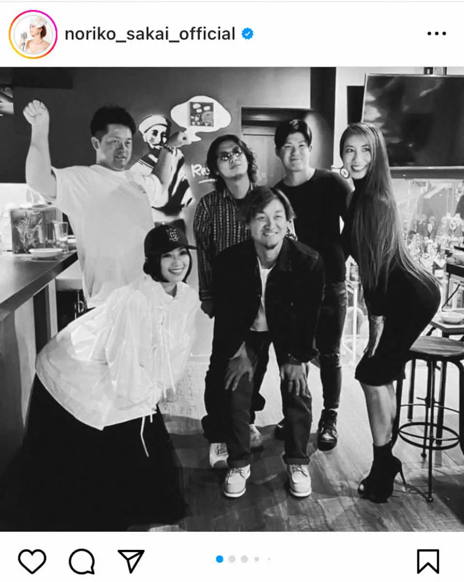 【画像・写真】酒井法子のインスタグラム（@noriko_sakai_official）より