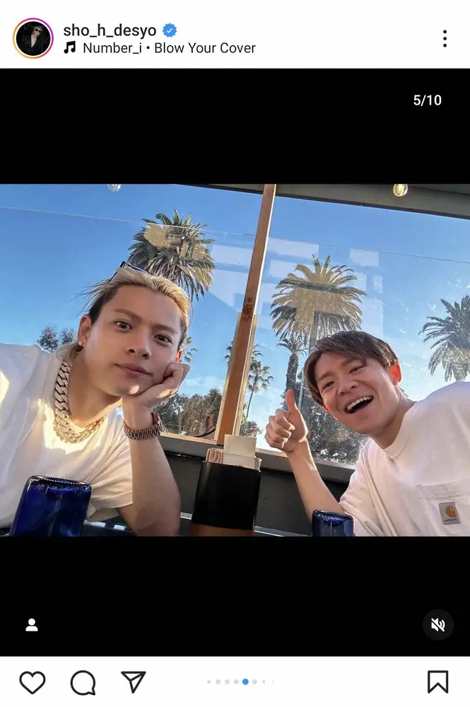 【画像・写真】平野紫耀　米LA滞在時の思い出ショット　岸優太、神宮寺勇太との3ショットも　「どれもかっこいい」の声