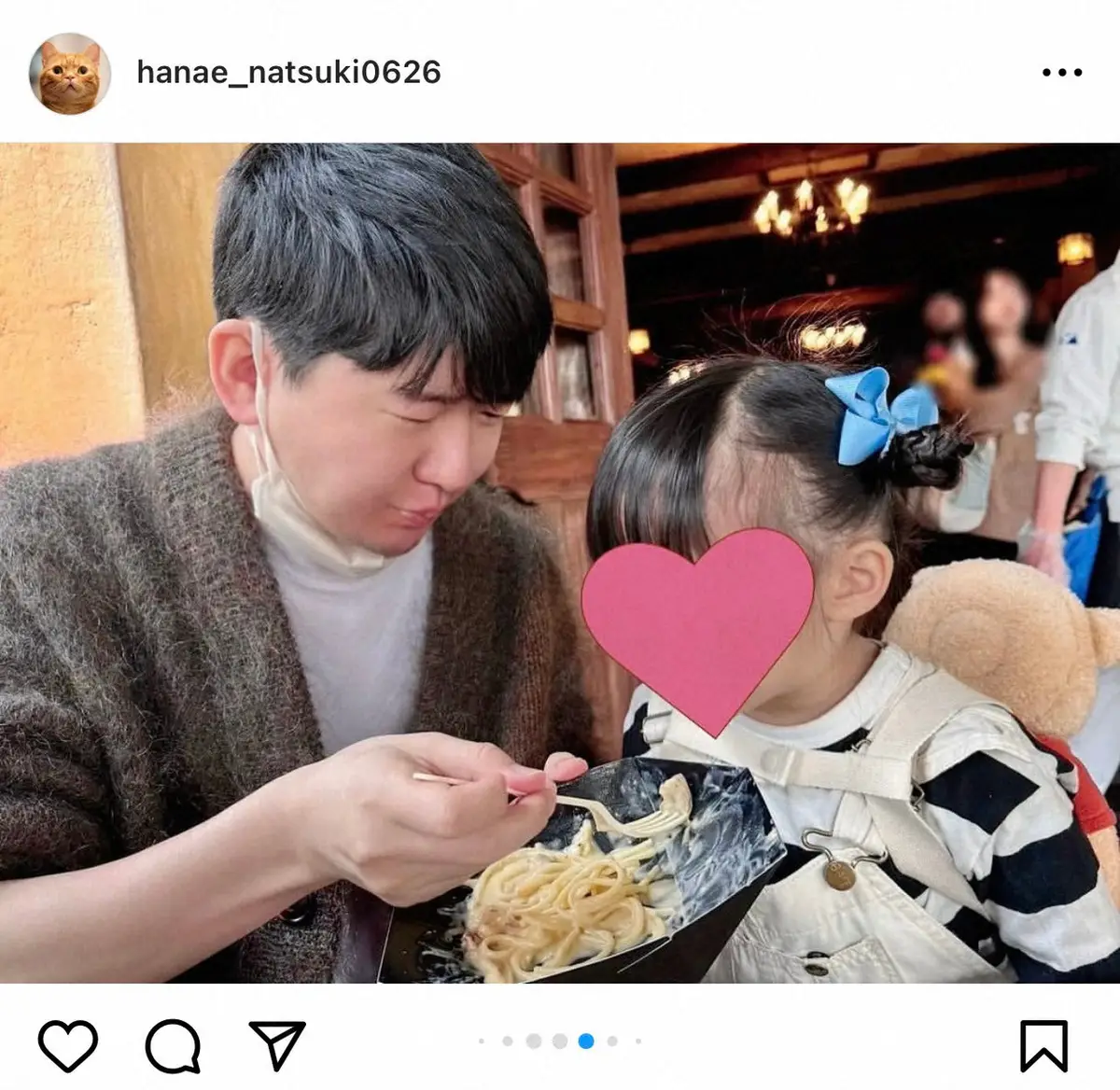 【画像・写真】花江夏樹　娘2人とのディズニー満喫ショット　「娘たちへの父親の愛があふれる」の声