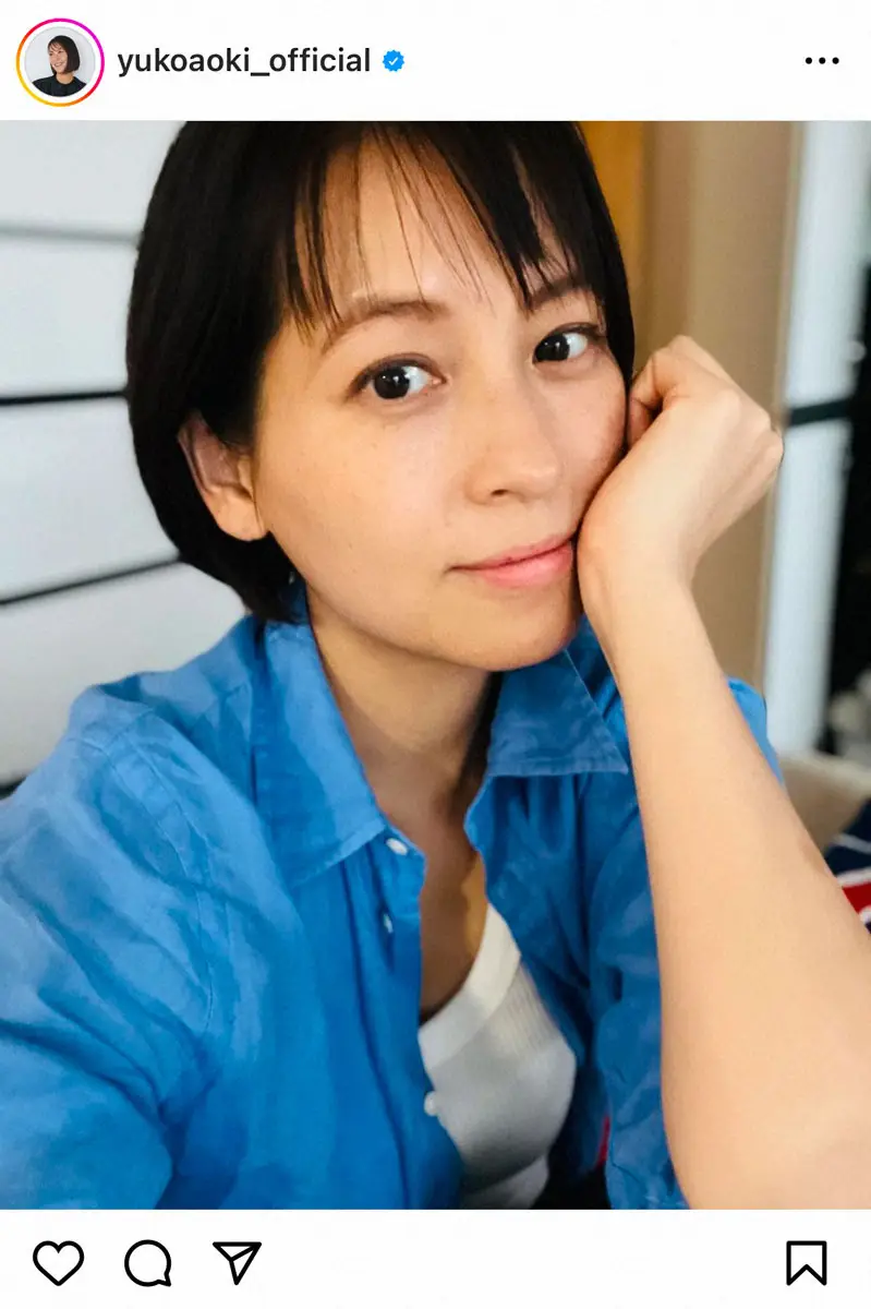 【画像・写真】青木裕子　久々のショートヘアに！長男からは褒められたけど…次男には不評!?
