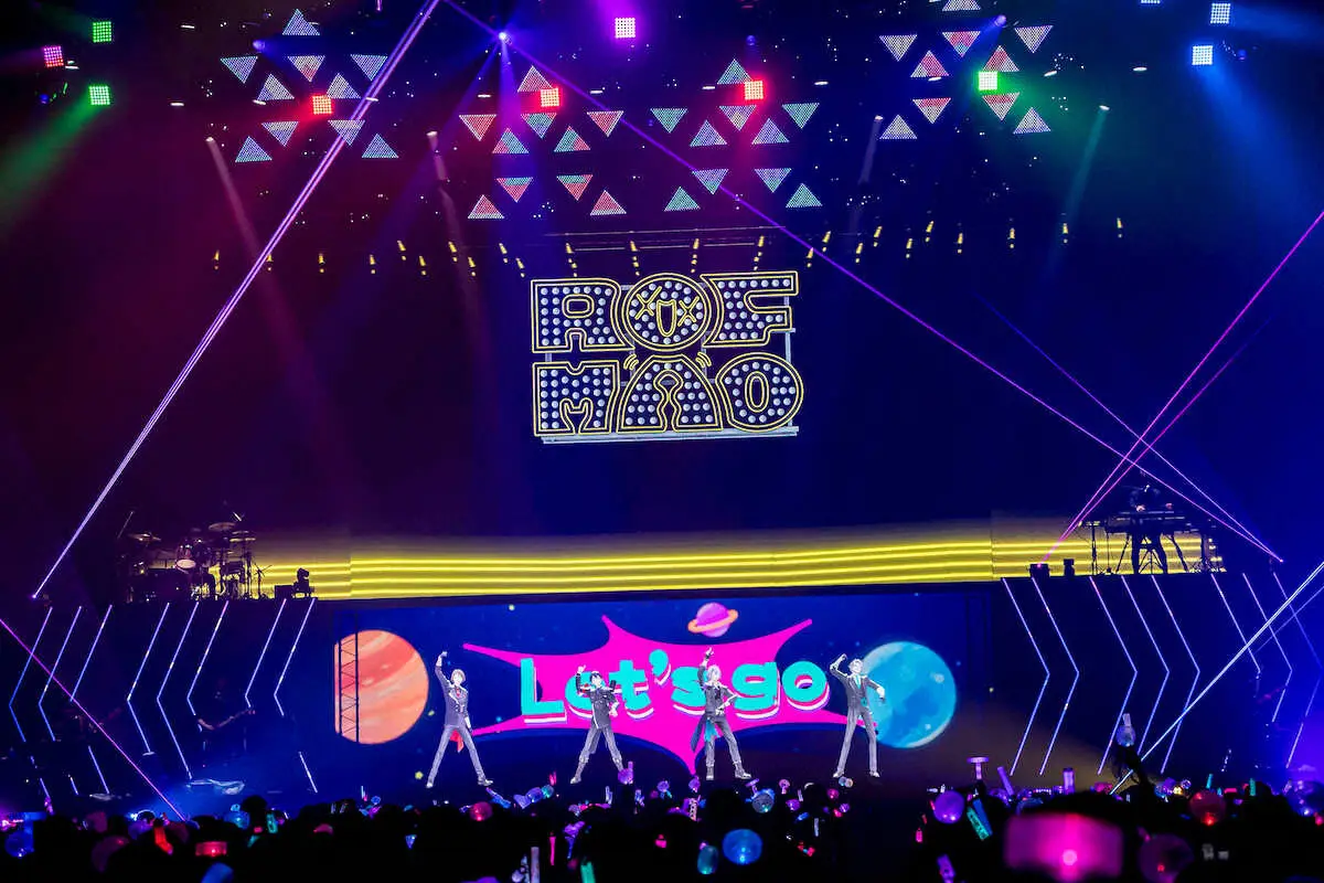 【画像・写真】ROF-MAOが大阪城ホールで初の単独ライブ！若者に人気の4人組Vチューバーにファンが熱狂