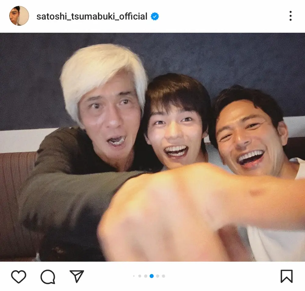 【画像・写真】妻夫木聡&佐藤浩市　後輩俳優の誕生日を祝いカラオケで大はしゃぎ！「夢のような時間でした」