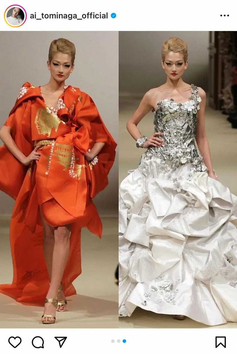 【画像・写真】冨永愛　桂由美さんを追悼「私の大切な思い出です」パリのホテルでバッタリ、フロントロウに誘われ