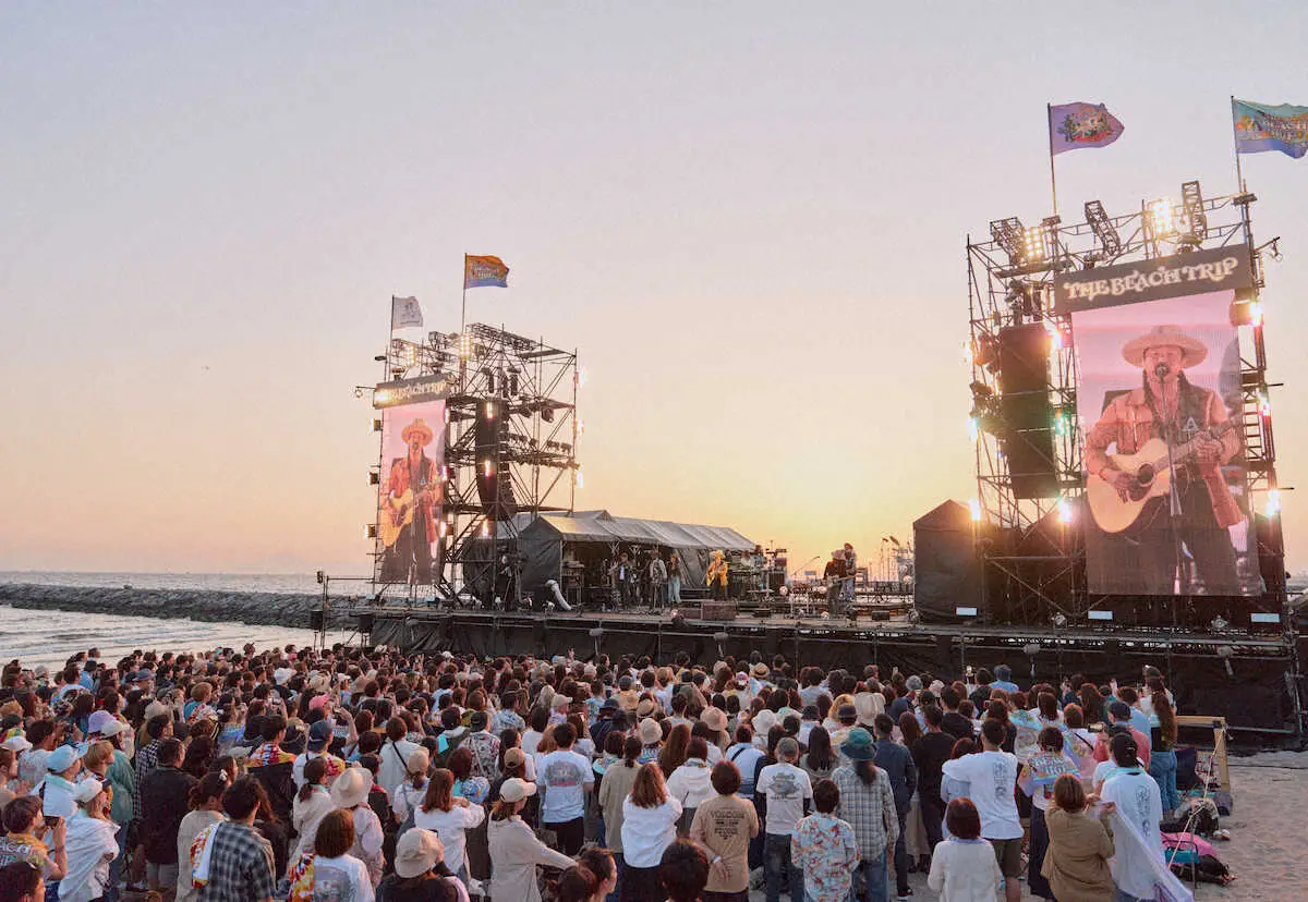 【画像・写真】平井大　夏先取り　恒例ビーチフェス　3公演で計5万人動員