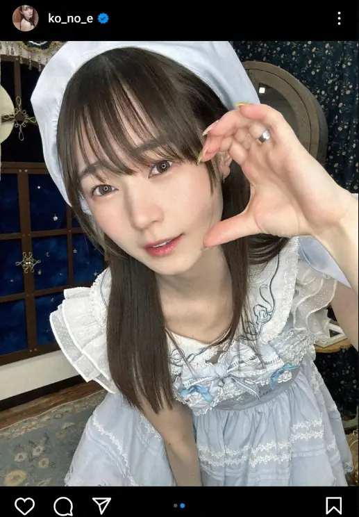 【画像・写真】人気コスプレーヤー・近衛りこ　水色のロリータ・ファッション披露に「眼福でしかない」「お姫様」