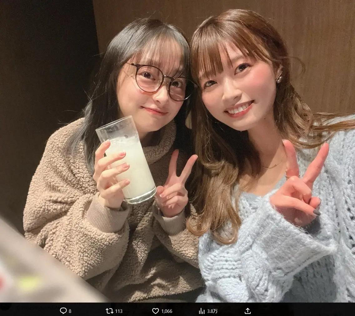 【画像・写真】ABEMA女子アナ　元日向坂46・影山優佳の誕生日祝福！密着2Sには「笑顔素敵！」「癒やされる」の声