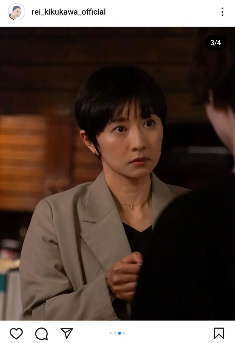 【画像・写真】菊川怜　8年ぶりドラマ出演でイメージ激変　ショートカット＆メガネ姿に「誰かと思ってしまう」の声