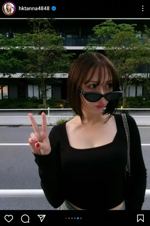 【画像・写真】村重杏奈　ショートヘア＆タイトな黒トップス姿披露に「着こなしすぎ！！」「似合ってます」「素敵！」