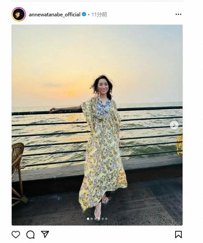 【画像・写真】杏、インドへの「誕生日旅行」を報告　幻想的な写真に「夕日も杏ちゃんの背景にいられて幸せそう」の声