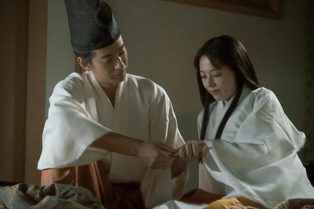 【画像・写真】「光る君へ」うたのおねえさん竹内夢が大河初出演！緊張も三浦翔平＆金田哲に感謝　藤原光子役で存在感