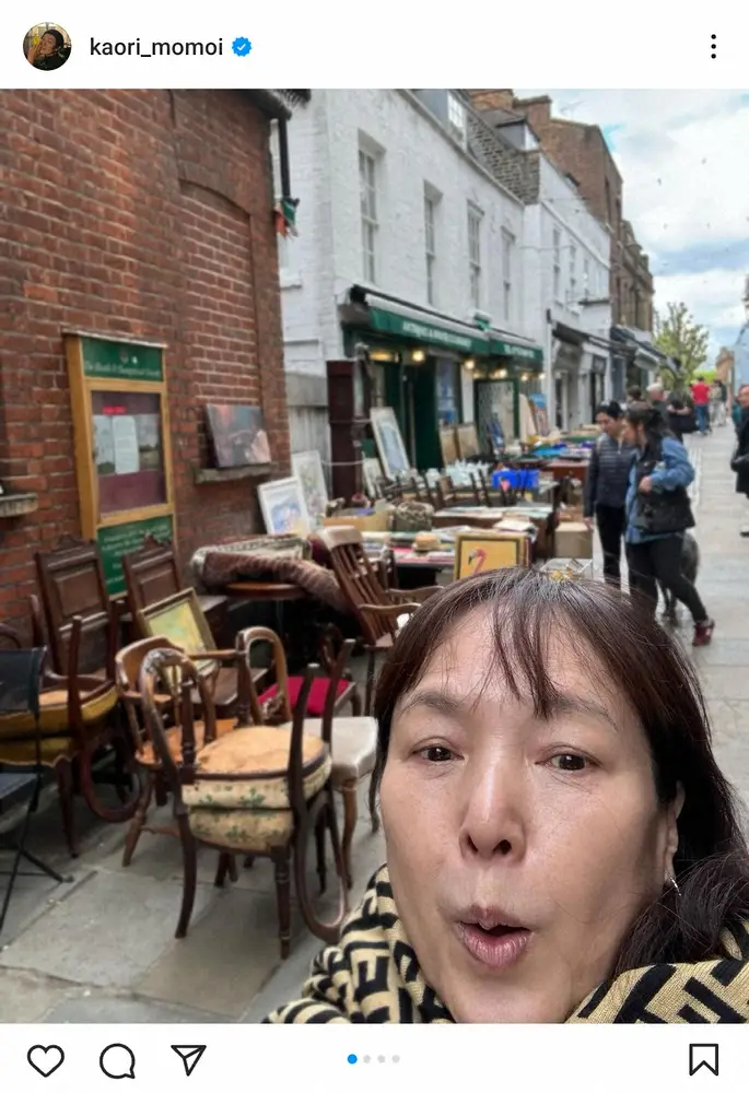 【画像・写真】桃井かおり　ロンドンで父と義父の思い出の店訪問「昔子供は外で待ってた」夫は9歳からの幼なじみ