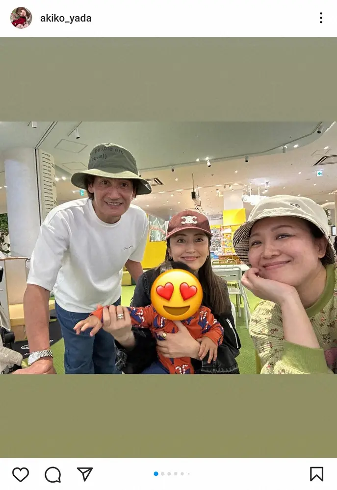【画像・写真】矢田亜希子　「はー可愛い」仲良し夫妻の愛娘を抱っこ姿に「ママの顔」「抱っこが上手過ぎ」の声