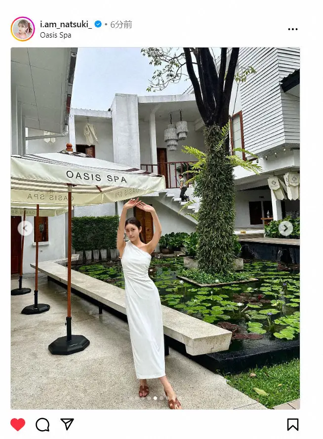 【画像・写真】“令和の峰不二子”阿部なつき　ボディーラインくっきりの白ワンピ姿に反響　求婚するファンも