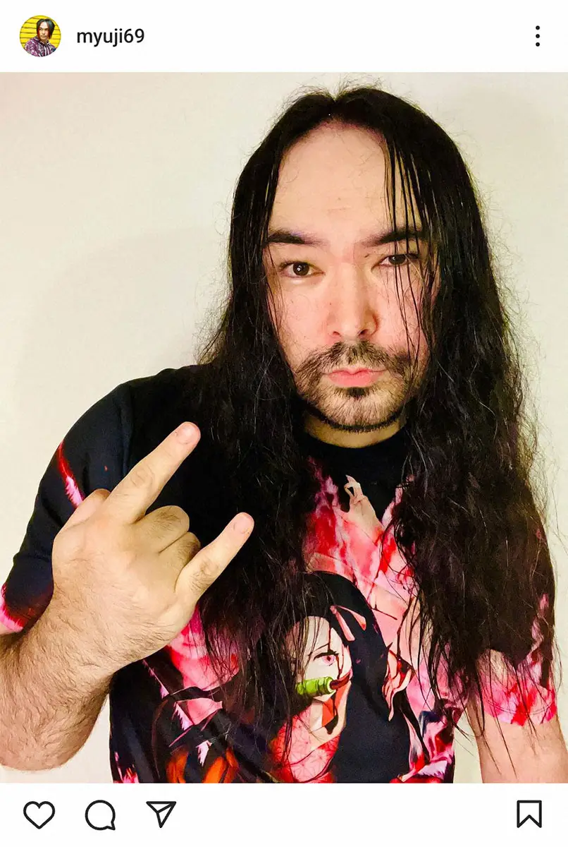 【画像・写真】美勇士　ファンの誤解に現在の姿自虐で説明　体重100キロ、ロン毛＆ヒゲ姿も「カッコいい」の声