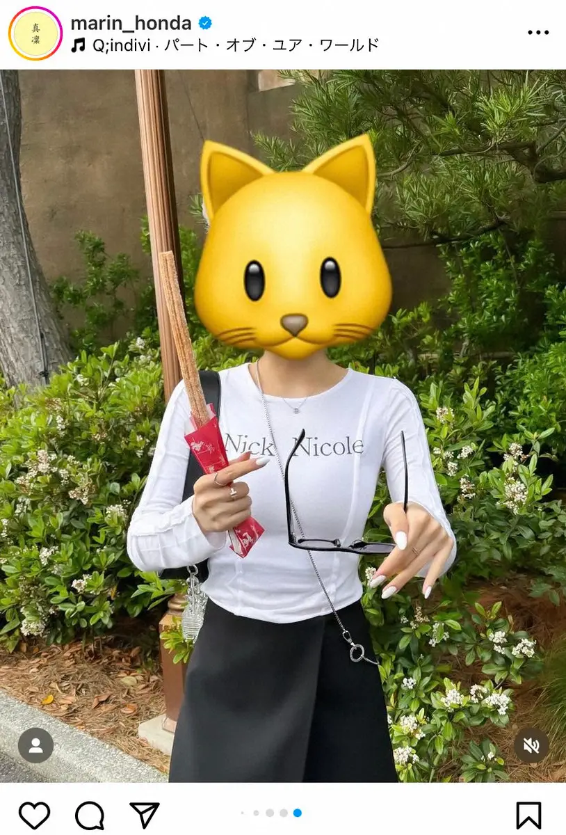 【画像・写真】本田真凜　人生初のディズニーシーでのカチューシャ姿を披露「めっちゃかわいい」「似合います」の声