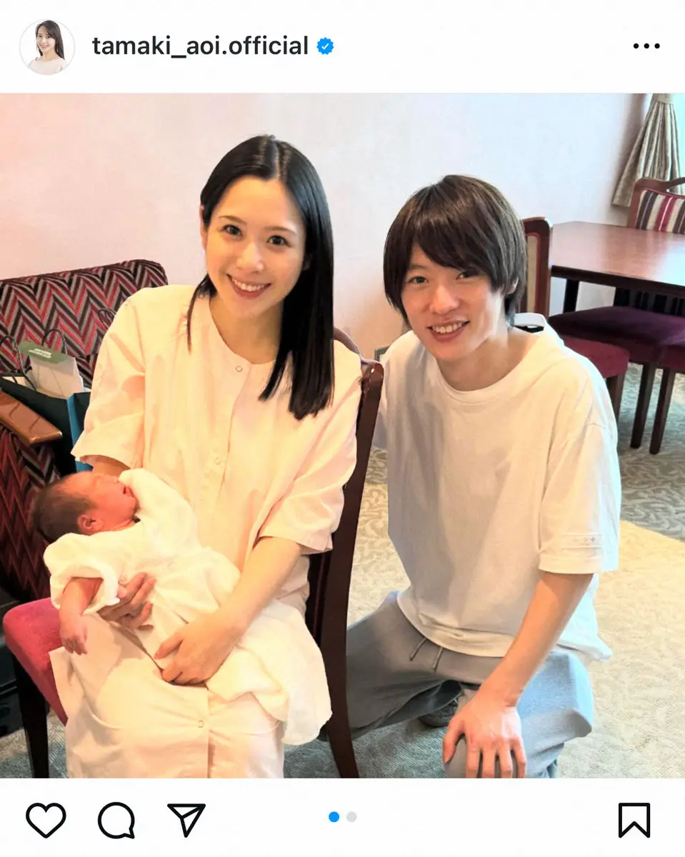 【画像・写真】卓球・松平健太の妻・玉木碧　第2子出産「今回は奇跡的に前回の辛さが嘘のようにスムーズに」