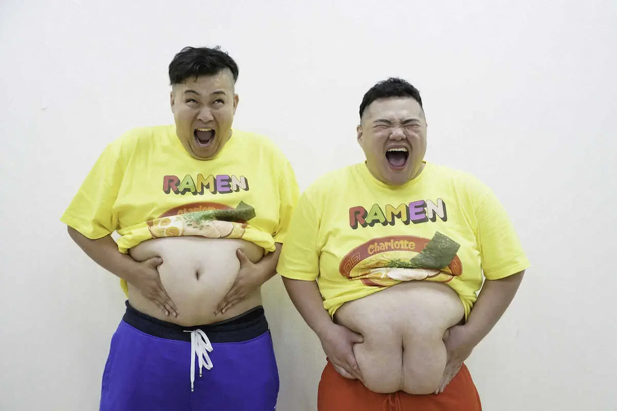 【画像・写真】そっくり！？　120キロピン芸人シャルロットが人気ユーチューバーンダホと初コラボ　「迫力が違う」