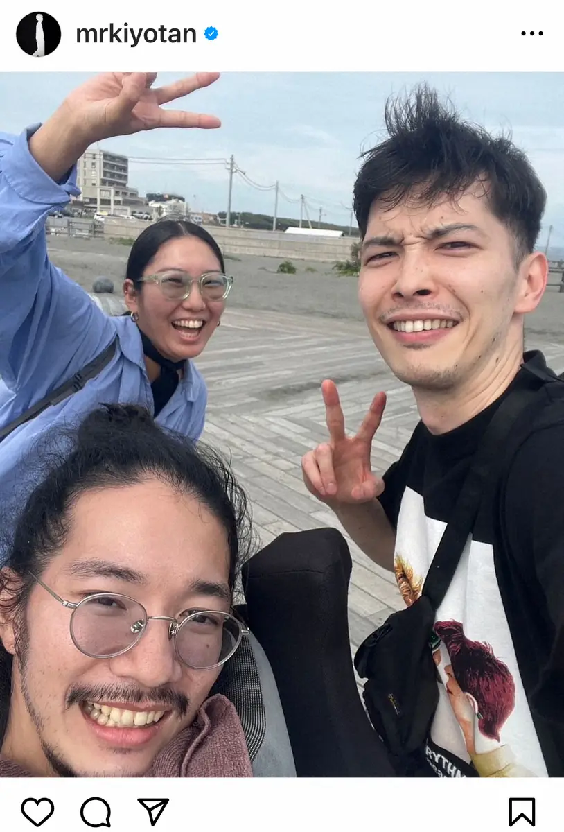 【画像・写真】脳内出血で療養中の清原翔　「ヒゲ解禁」ワイルドな近影公開にファン歓喜「顔見れてホッと」「別人みたい」