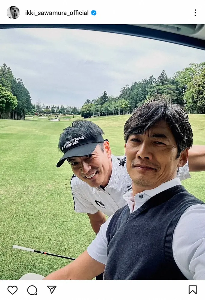 【画像・写真】沢村一樹　「楽しかったぁ～♪♪」仲良しのイケオジ俳優との2ショットに「これは貴重」「豪華」の声